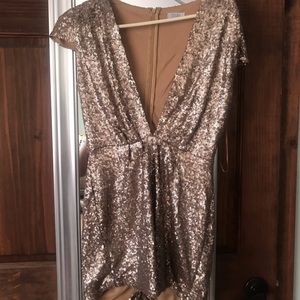 Tobi glitter romper.